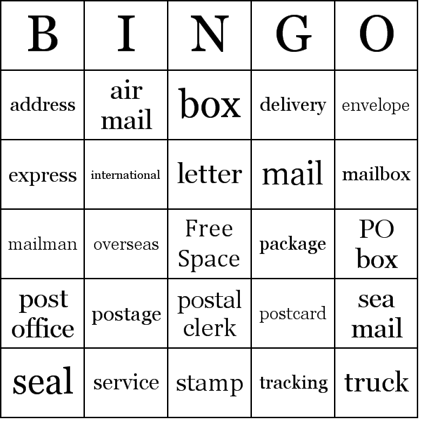 cpa office bingo